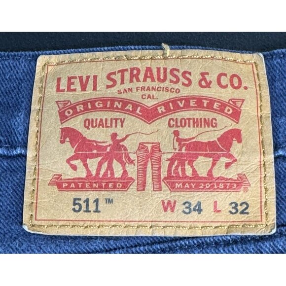 Levi's‎ 511 Slim Fit Jeans Men's 34x32 - Picture 5 of 10